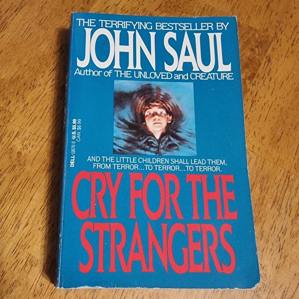 Cry for the Strangers by John Saul Paperback Vintage Horror Book